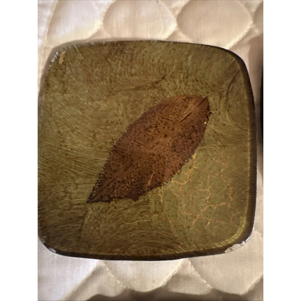 Gold Leaf‎ Glass Bread Plates